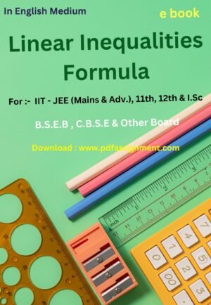 Linear Inequalities Maths Formula