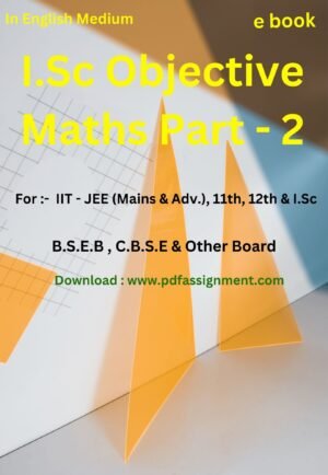 I.Sc Objective Maths Part-2